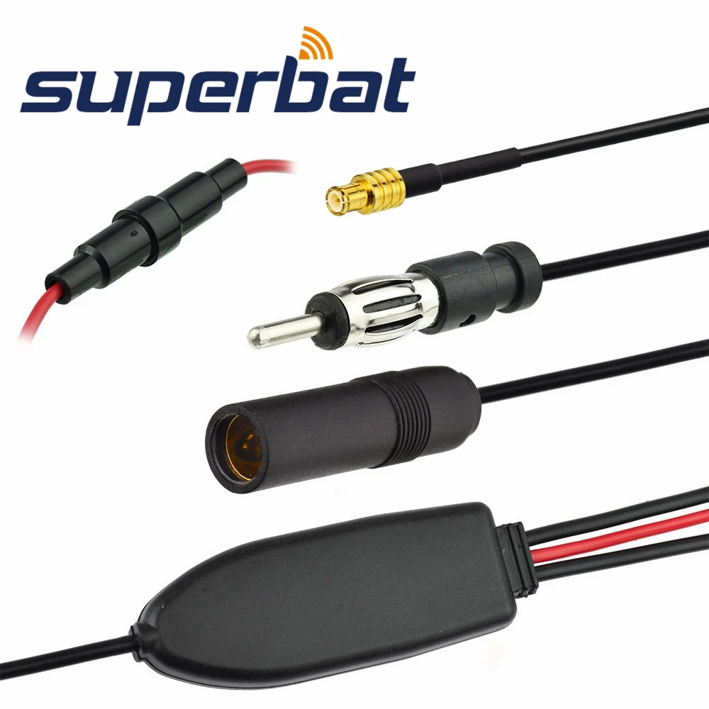 Superbat FM/AM DAB/DAB + автомобиль радиоантенна конвертер/разветвитель/усилитель MCX