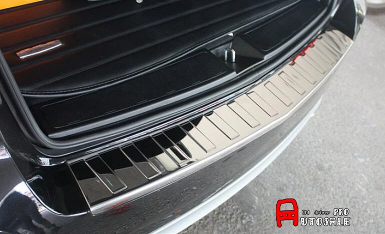 Для Mercedes Benz GLK Class X204 2013 14 15 блестящая хромированная сталь протектор заднего