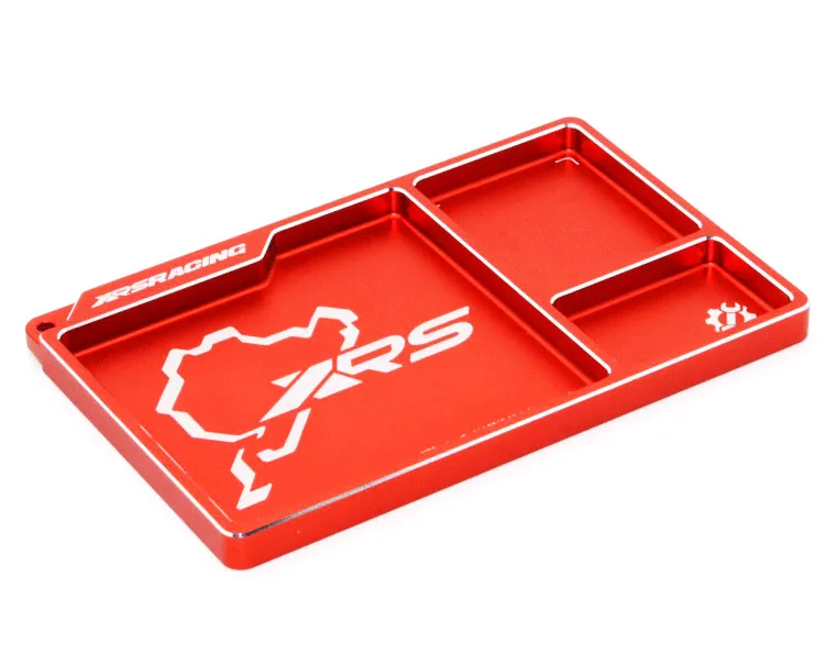 XRSRACING Track plate desktop screw storage алюминиевая пластина детали box 160*100*10MM 1/10 1/8 rc car | Игрушки и