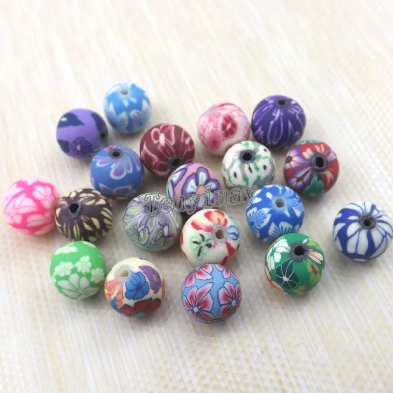 

Mixed Color 12mm Clay Beads Fashion Clay DIY Accessory Free Shipping 500pcs