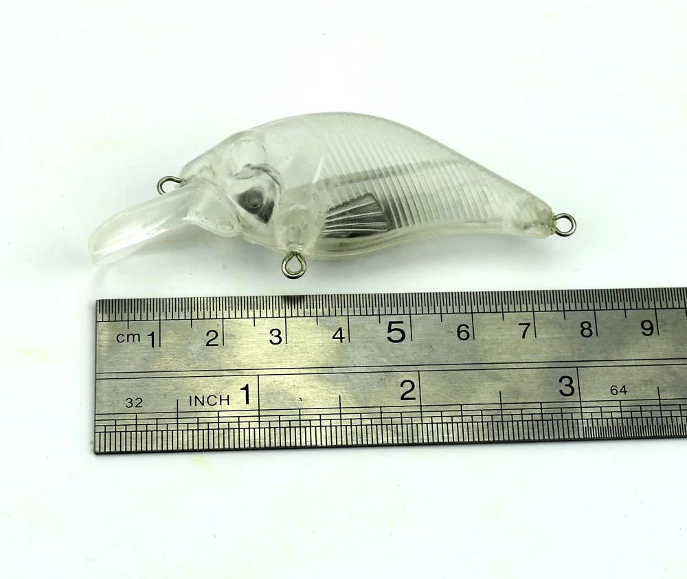 50pcs Unpainted Crankbait Bodies Fishing Lure Blank Hard Baits 3.3g/8.8g/9.5g/10g/10.2g | Спорт и развлечения