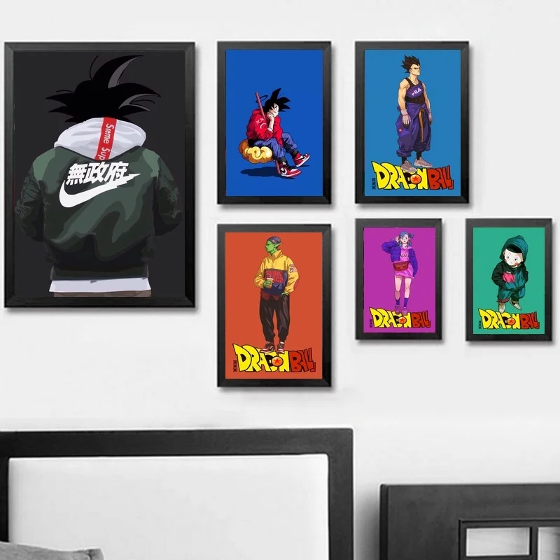 Trend Dragon Ball Super Goku Canvas Art Painting Poster Modern Fashion Wall for Home Decoration Decor No Frame | Дом и сад