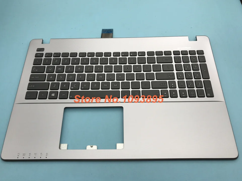 Английский клавиатура для ASUS x550 k550v x550c x550vc a550l y581c F550 r510l английский клавиатуры Silver