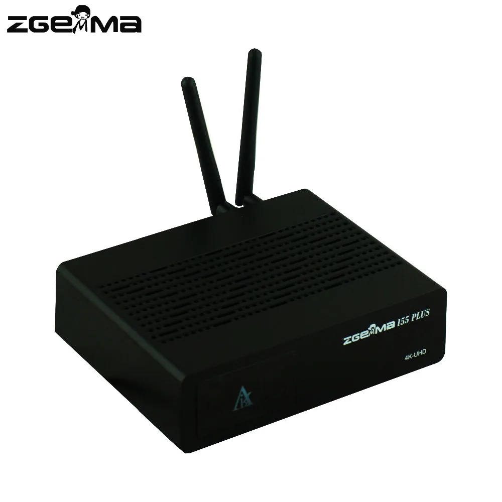 2 шт./лот zgemma i55 plus 4K iptv tv коробка с 300HMz встроенный wifi|Спутниковое ТВ| |