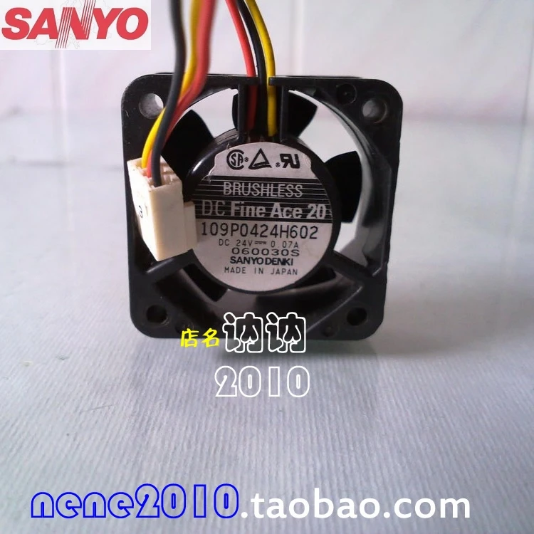Вентилятор охлаждения для сервера Sanyo 109P0424H602 4 см 40 мм 4020 07a постоянный ток 24 В