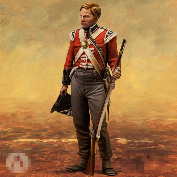 1/24 COLDSTREAM GUARD 1815 фигурка модели из смолы GK несобранный и Неокрашенный комплект |