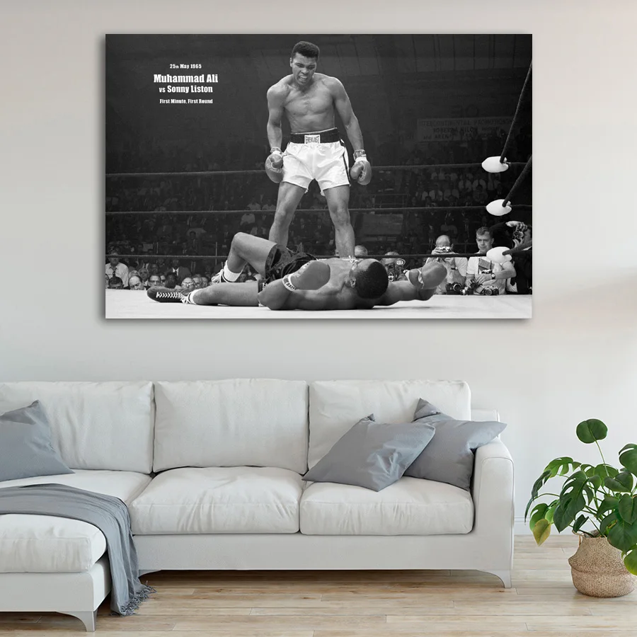 Декоративные картины с изображением Мохаммеда Али бокс спорт настенное
