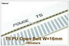 Ремень ГРМ POWGE T5 с открытым концом, 10 метров, ширина T5-16 = Шаг 16 мм = 5 мм, фотосинхронный ремень T5 16
