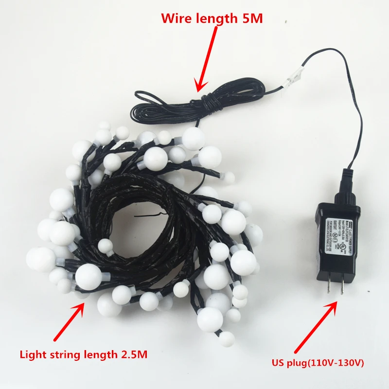AIFENG diy Светодиодная гирлянсветильник в виде веток для вечерние шар гирлянда на