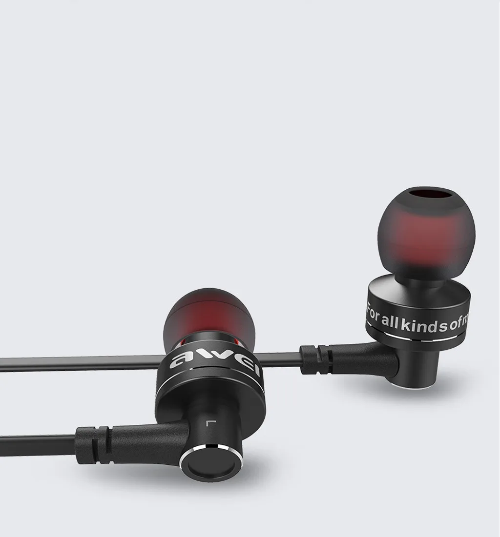 Awei B990BL IPX4 Waterproof Bluetooth Dual Driver Magnet In-ear Earphone w/ Mic bluetooth stereo microscope c0523 | Электроника