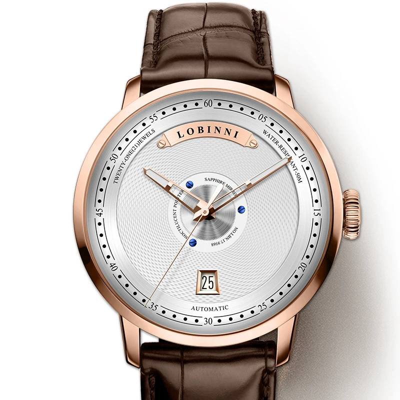 

New Switzerland LOBINNI Men Watch Luxury Brand Japan MIYOTA Auto Mechanical MOVT Men's Watches Sapphire Genuine Relogio L16050-3