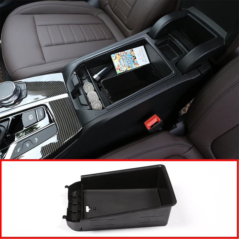 

Автомобильный черный подлокотник, контейнер для хранения телефона для BMW X3 G01 2018-2019, автомобильные аксессуары