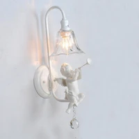 bathroom vanity lightsfashional modern white angel wall lamp white wall light e14 ac 110v 220v lighting fixture