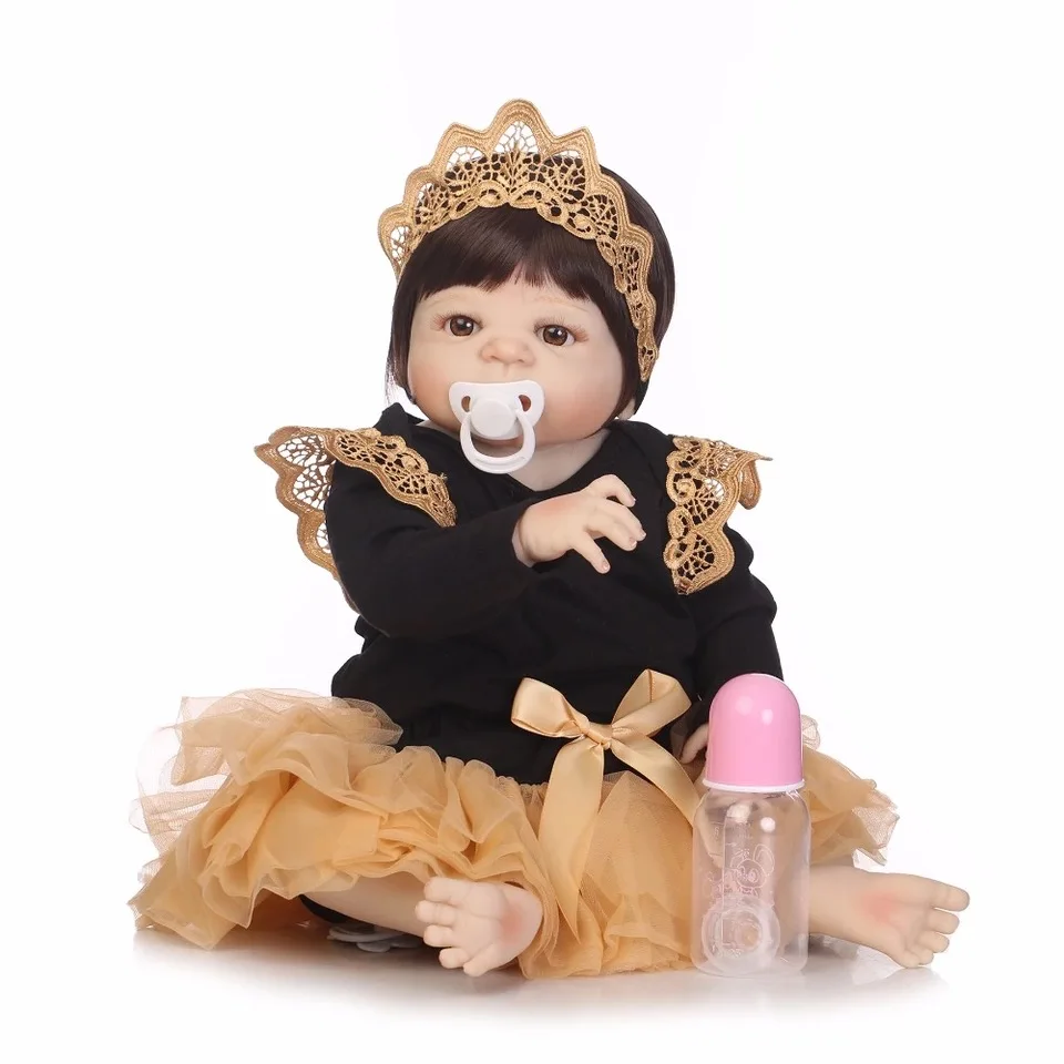 Unidoll baby reborn 22in девочка vynil Реалистичная кукла детская вечеринка Младенцы Лето bebe