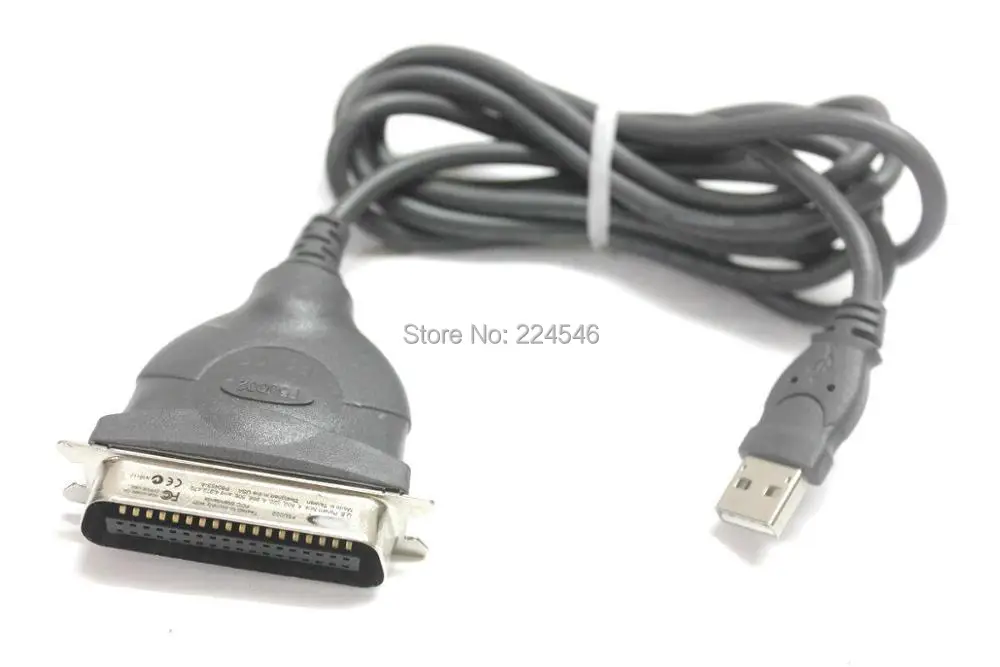 Б/у оригинальный кабель-адаптер F5U002 USB для параллельного принтера 6 футов Epson LQ630