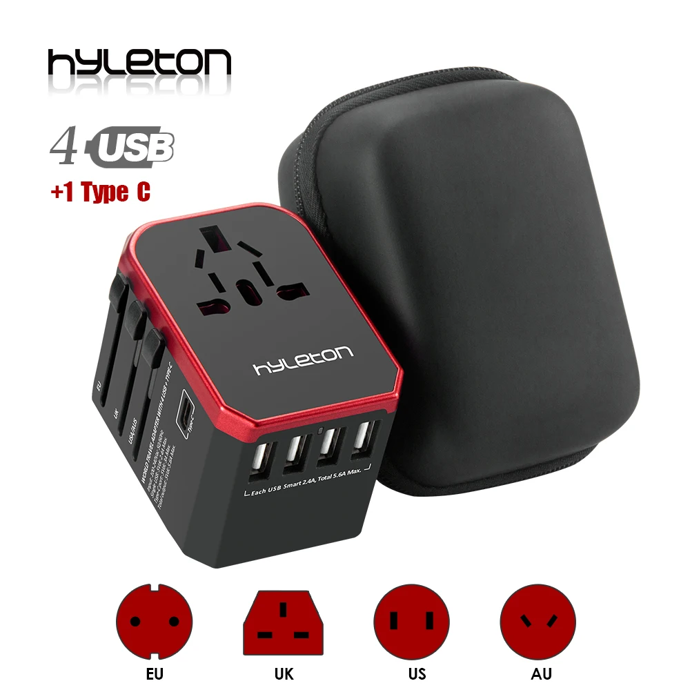 Универсальный дорожный адаптер Hyleton питания USB для телефона зарядное устройство
