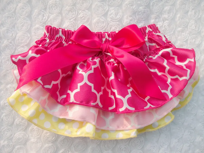 Детские шаровары с оборками многослойные детские подгузники шорты для