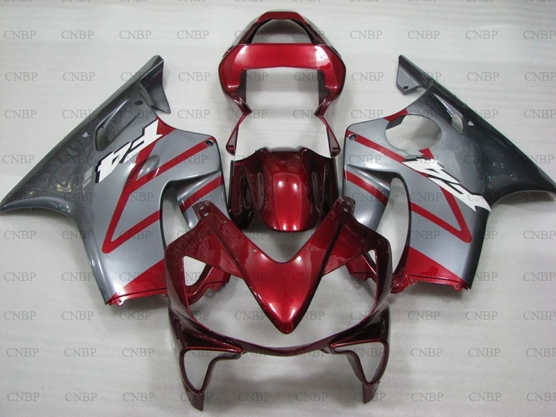 Для Honda Cbr600 2001 2003 набор для всего тела CBR F4i 02 01 жемчужно красный серебристый