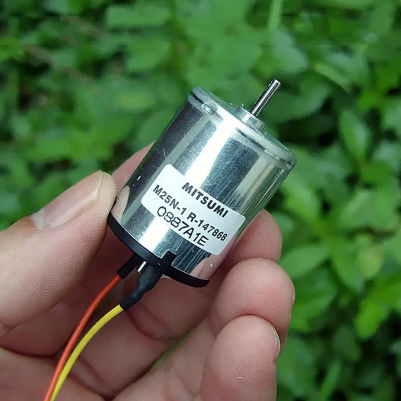 MITSUMI Φ Mini 24 мм беззвучный круглый двигатель постоянного тока 12 В 18 в 4950 об/мин