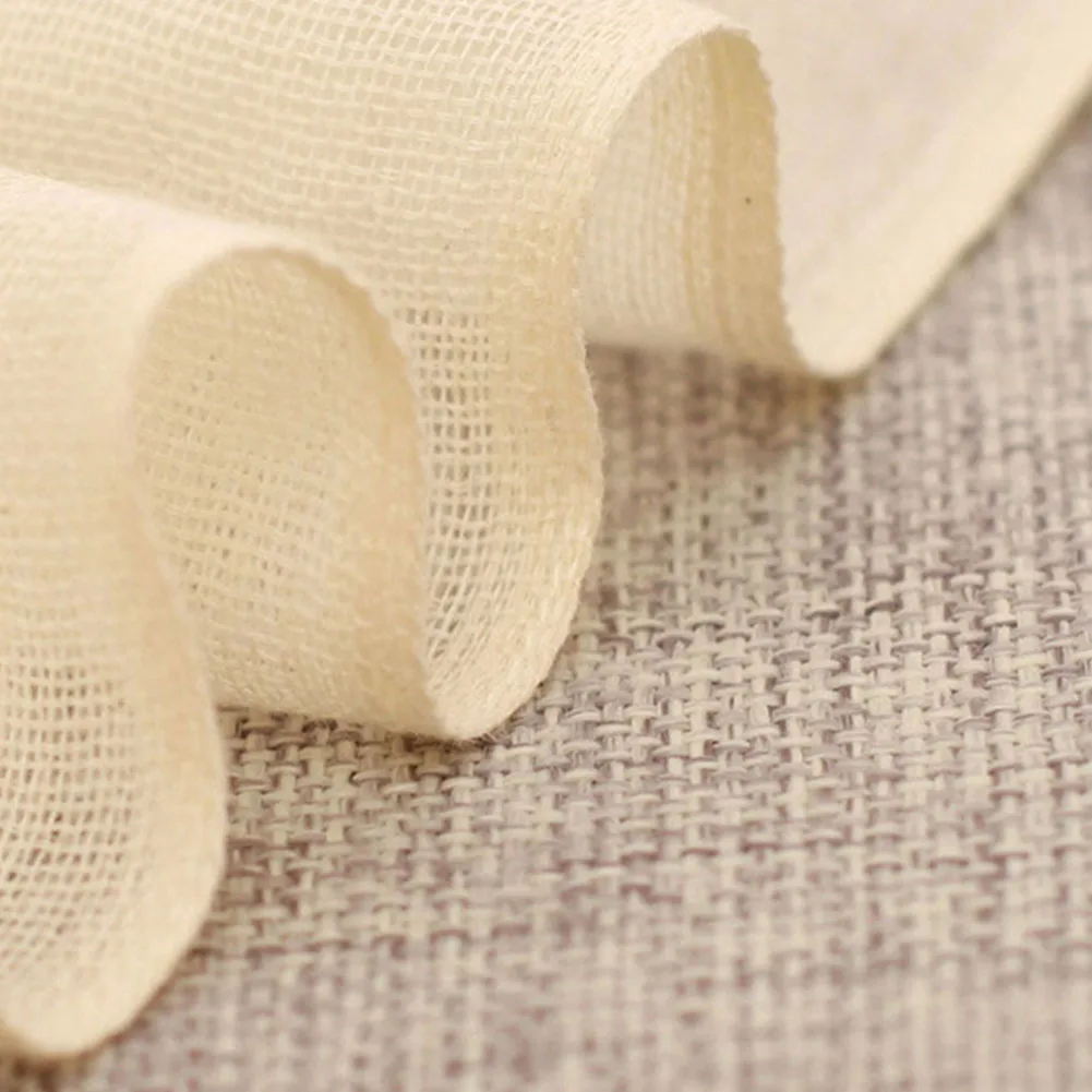 1.5m Breathable Filter Fabric Reusable Kitchen Tools Antibacterial Unbleached Eco-friendly Cheesecloth Bean Bread Cotton Gauze | Дом и сад