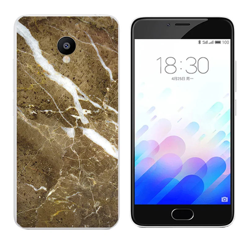 Мягкий силиконовый чехол из ТПУ для Meizu M3 M3s M3S Mini с принтом Const черный матовый