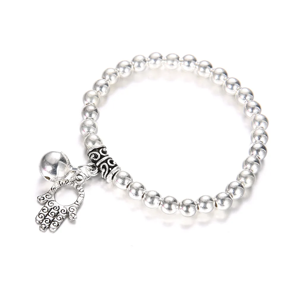 Женские винтажные браслеты HEBEHERA с бусинами в форме колокольчика новый дизайн