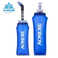aonijie foldable silicone water bottle kettle travel sport camping hiking walking running marathon soft water bag