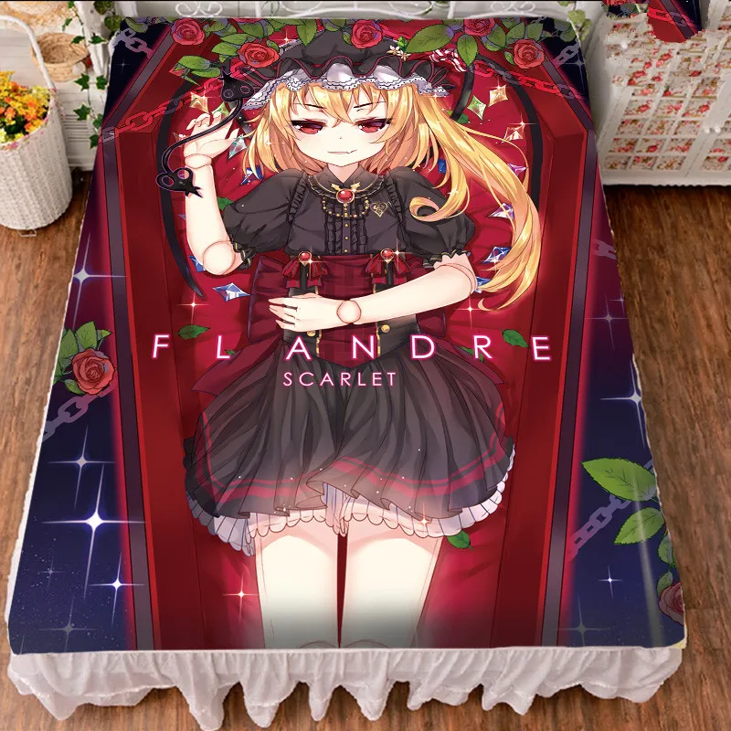 Постельное белье из молочного волокна с принтом Аниме TouHou Project Hakurei Reimu Kirisame Marisa