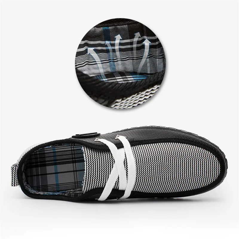 Men's casual Loafers Men Flat Shoes Trainers Lace-up Mocassin Homme Driving Summer Outdoor Footwear Zapatillas Hombre | Обувь