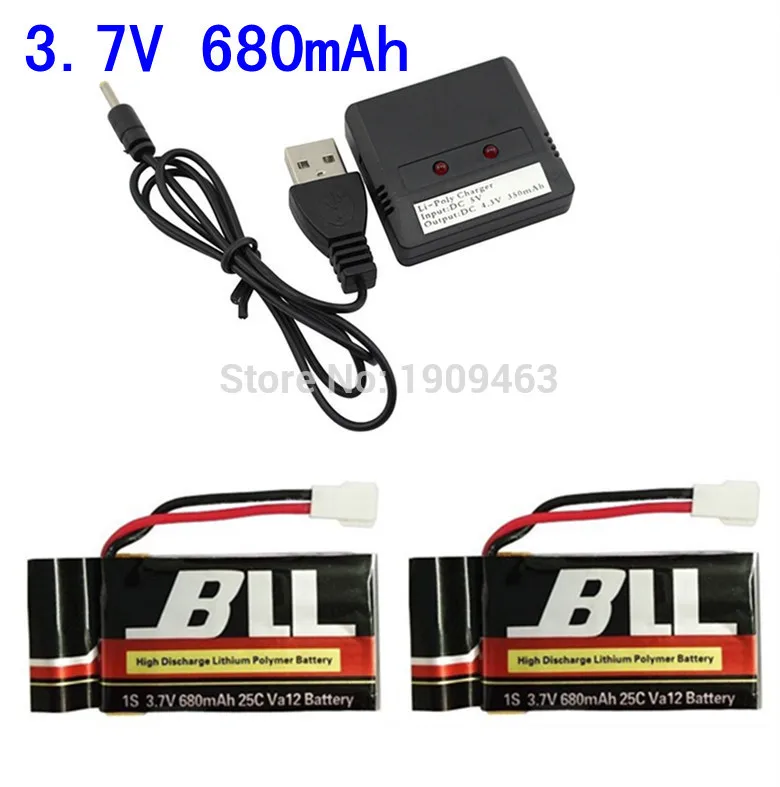 2 в 1 Syma X5C X5C-1 X5A X5 X5SC X5SW H5C V931 CX30W Lipo Батарея Зарядное устройство + шт. 3 7 V 680 мА/ч 20C |