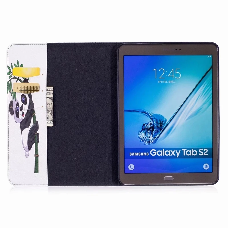HOLAZING чехол для Samsung Galaxy Tab S2 9 7 &quotT810/T813/T815C/T819C бабочка панда шаблон PU кожаный флип