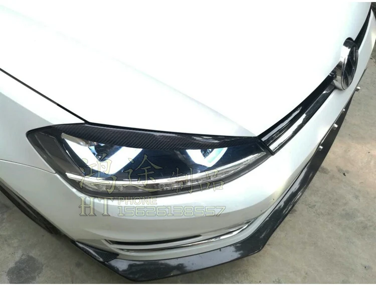 Подходит для VW Golf 7 14-16 углеродного волокна GTI R-Lin бровей | Автомобили и мотоциклы
