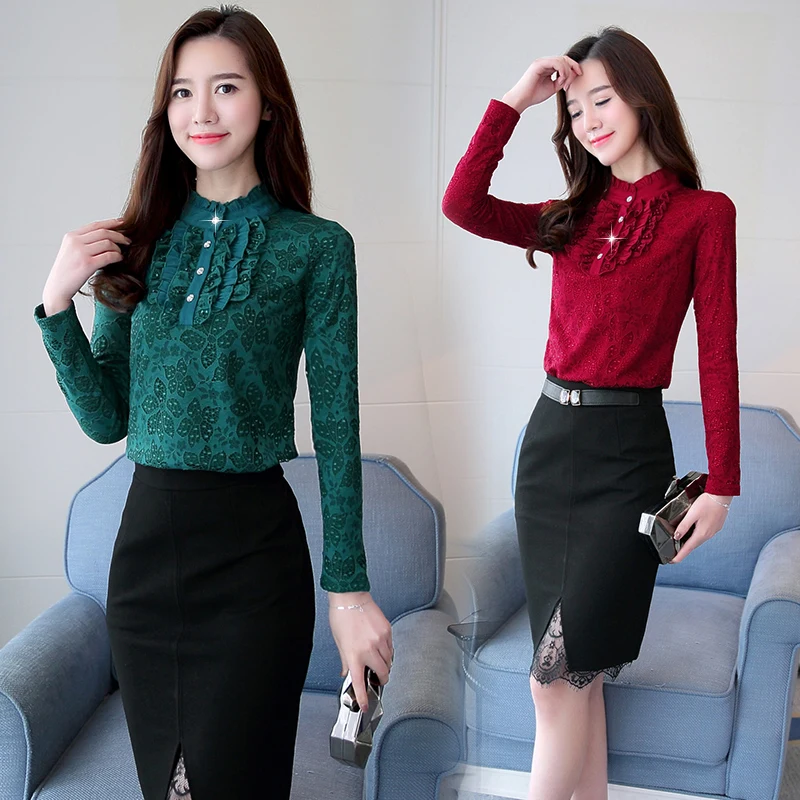 M-5XL большие размеры новые женские теплые блузки на осень и зиму Blusa Camisa Femininas