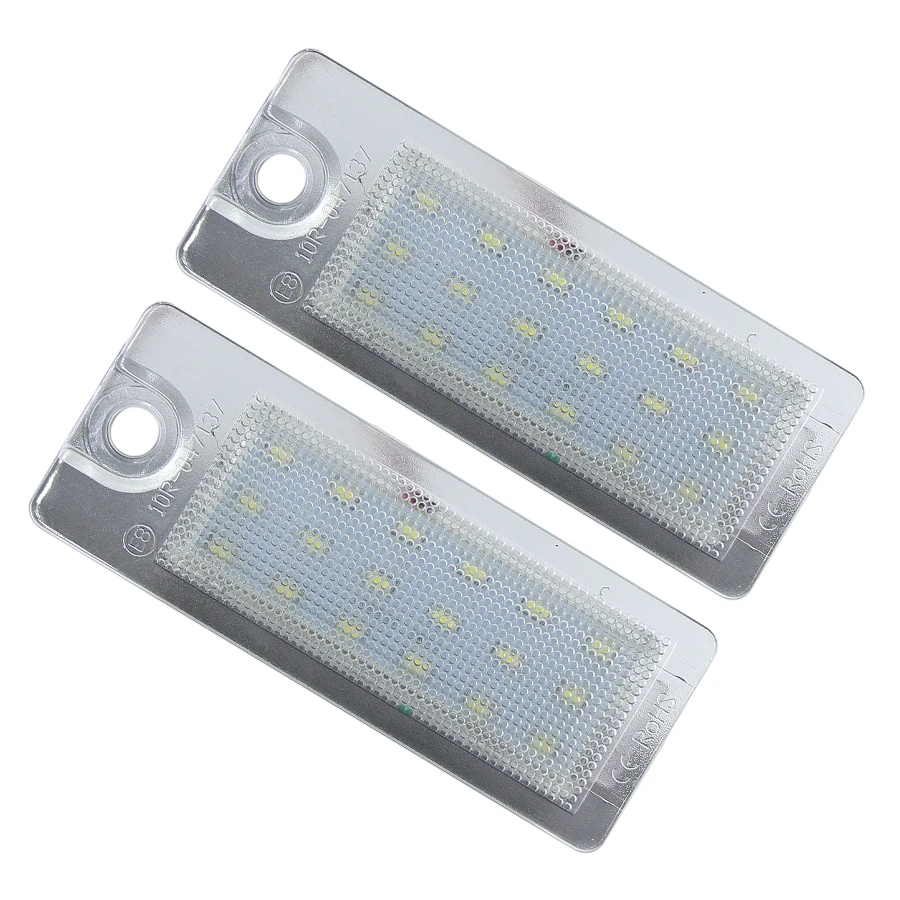 For Volvo V701 XC701 S60 S80 XC90 Car/AUTO LED CANBUS No Error Number License Plate lamp light Hyper Flash White 6000k @12V | Автомобили и