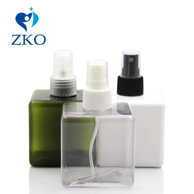 

1pcs Free Shipping 250ml Square PETG Bottle, Professional Goods Use Plastic Fine Mist Spray Refillable Bottles