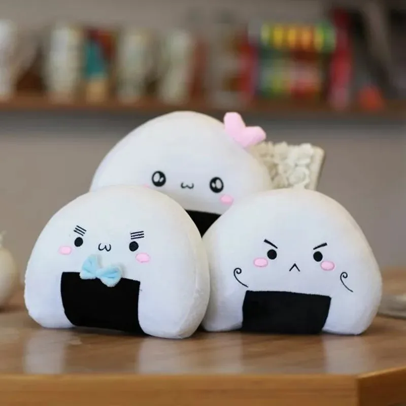 Японская анимация вокруг Onigiri Sushi плюшевая подушка для пельменей игрушка каваи