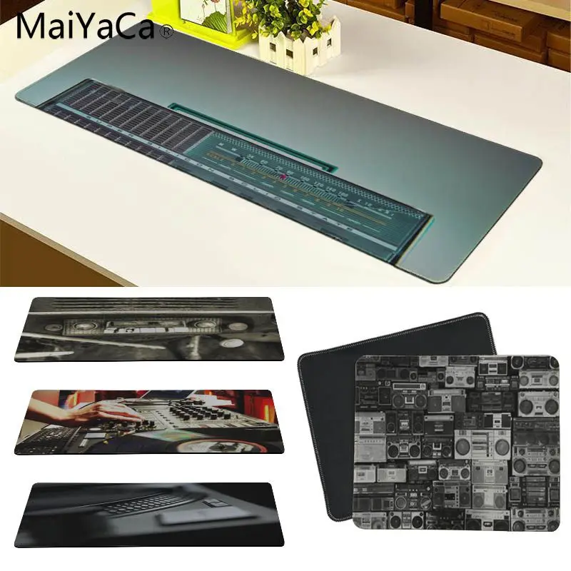 MaiYaCa Новая печатная радио старая большая коврик для мыши ПК компьютерный Размер