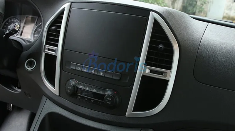 Для Mercedes Benz Vito W447 2014 2017 Средний контрольный Кондиционер AC Outlet Vent Cover Trim
