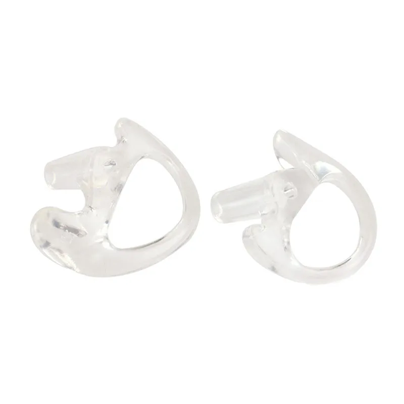 2019 New Fashion High Quality Cute Cool 1 Pairs Transparent Silicone Soft Earbud For Walkie Talkie Covert Acoustic Tube Earpiece |