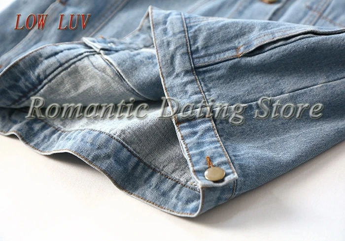 Женская джинсовая куртка с длинным рукавом вышивкой|women denim jacket|jeans coatbasic coats |