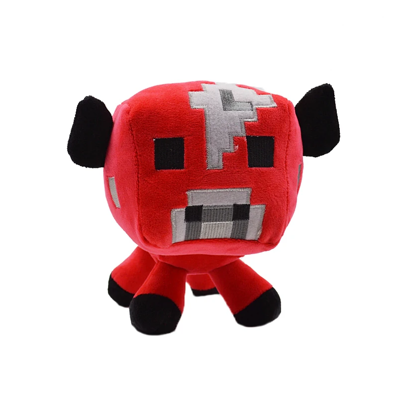 16 см Minecrafted игры игрушки мягкие плюшевые красный Minecrafter Mooshroom животного куклы для