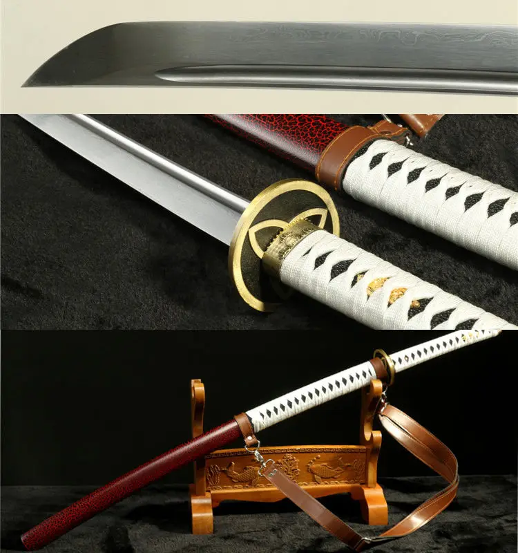 Дамаск сложенном стали оболочка ходячих мертвецов Michonne меч катана реплика|katana