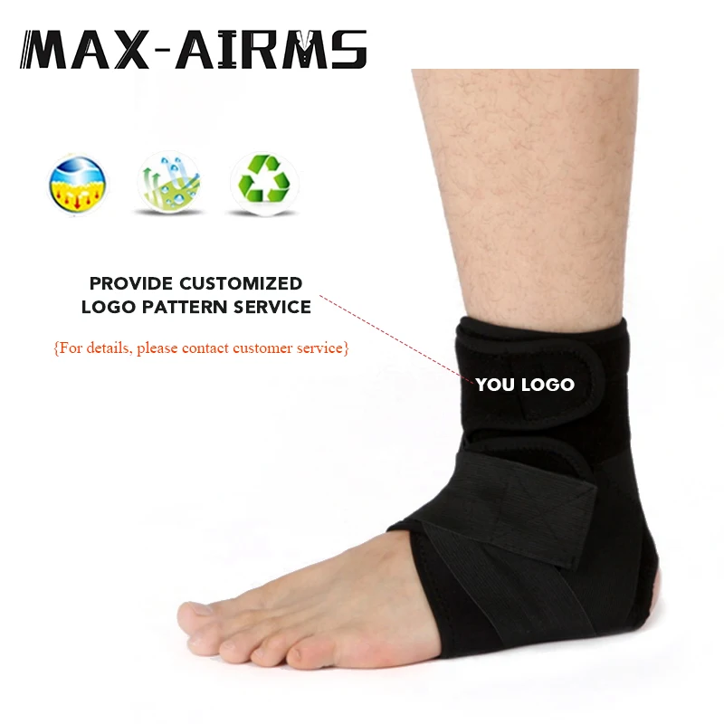 Maxairms 1 шт. бандаж для поддержки голеностопа эластичная защита от прессования