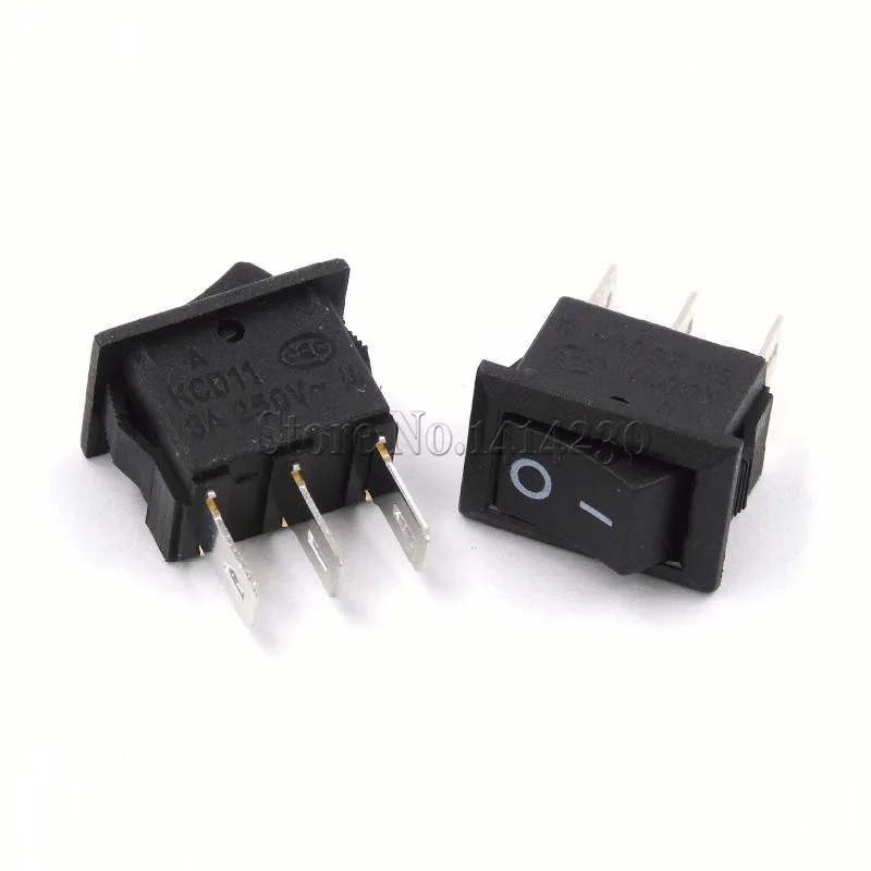 10 шт. переключатель питания 3 контакта А 250 В х15 мм|switch on|switch on offswitch off |