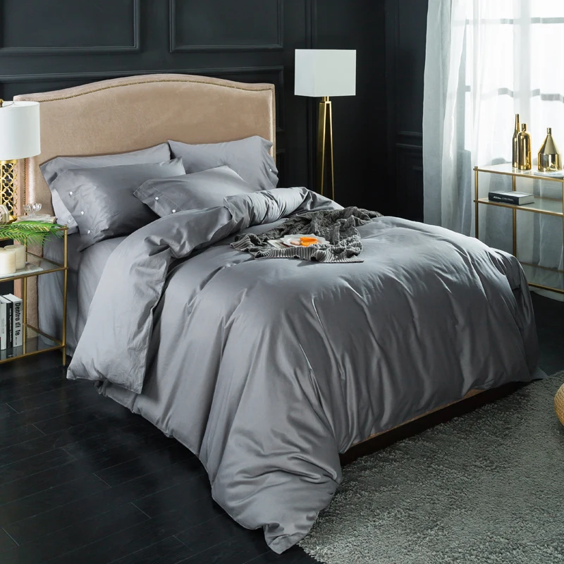 

1Pc Cotton Duvet Cover Single Double Super King Size Pure Color Quilt Cover/Comforter Cover Bedding Set Bedspreads