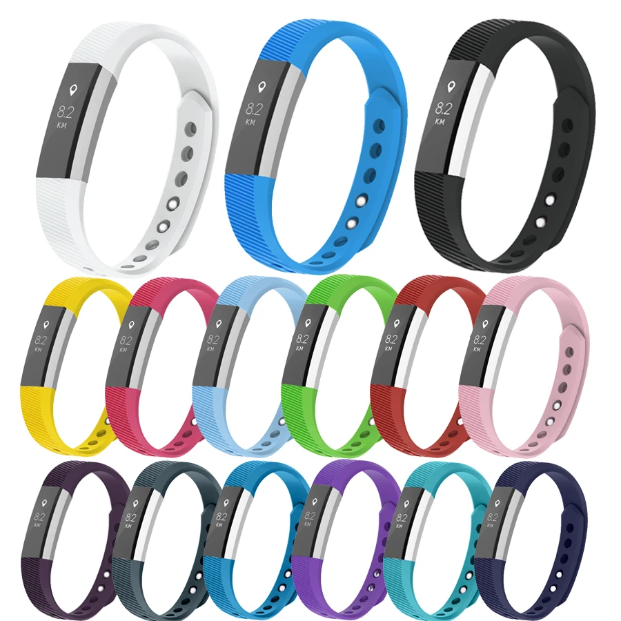 Высококачественный мягкий силиконовый ремешок на запястье для Fitbit Alta HR Сменные