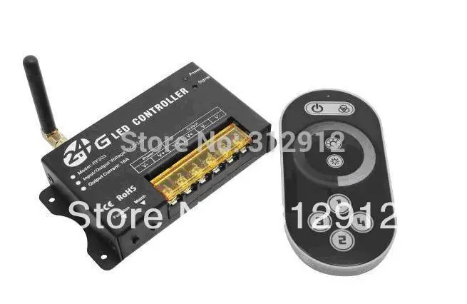 

RF203; 2,4 Ghz led RF сенсорный диммер; DC5-24V вход,
