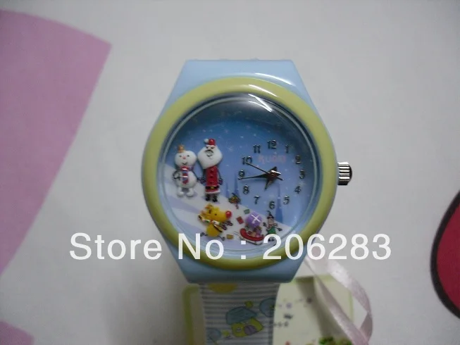 

KR768 Kuori watch 3D snowmen watch DIY Quartz watches 1pc+free shipping