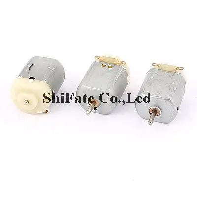 

3Pcs DC 3V 4000RPM 2mm Dia Shaft High Speed Motor for Toys