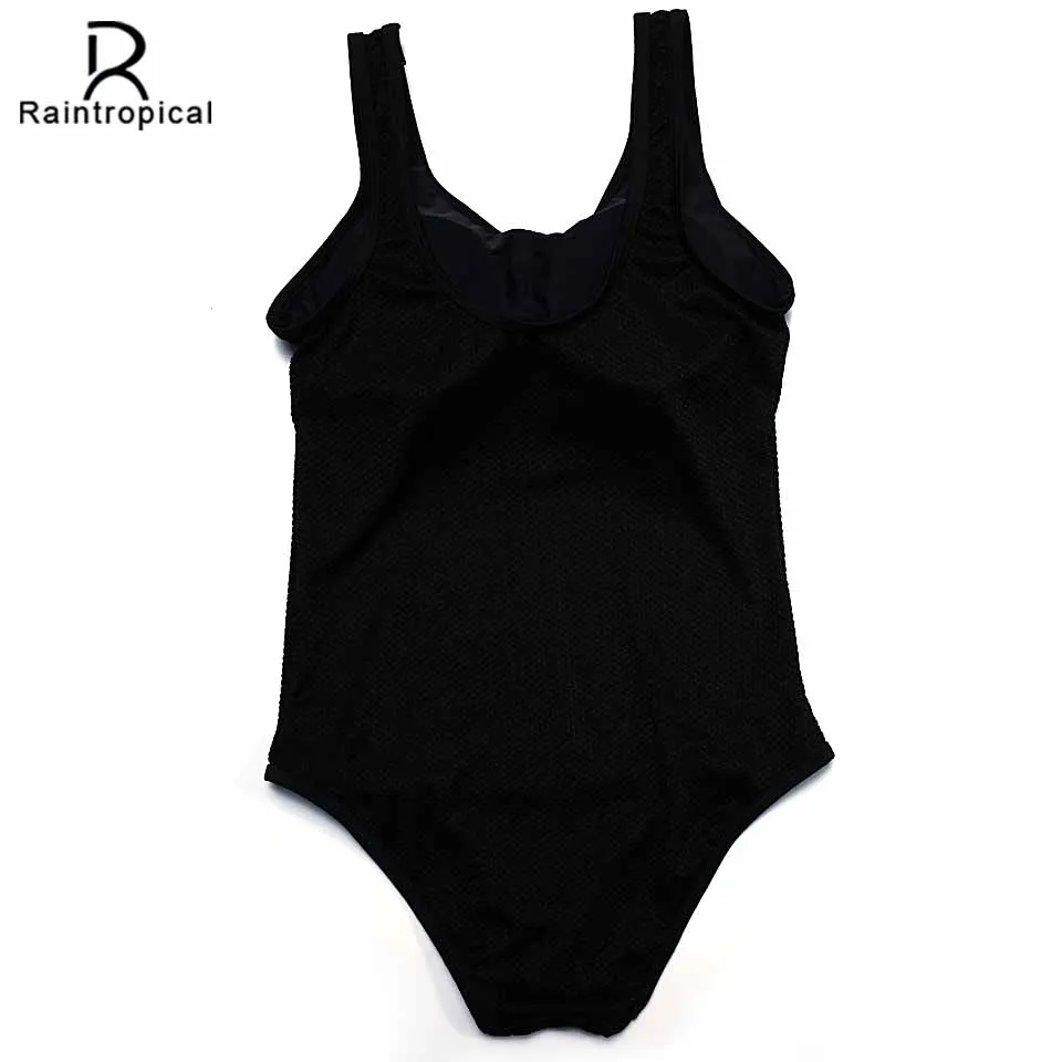 Raintropical 2018 One Piece Swimsuit Plus Size Swimwear Women Summer Beach Wear Halter Push Up Bathing Suit Swim Print | Спорт и